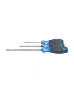 668410 3-Phillips Screwdriver Set with power grip Size 1-3