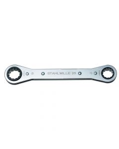 41130708-Stahlwille Ratchet ring spanners-25-7 x  8 mm-L60010 202