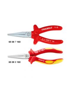 65087160-Stahlwille Flat nose pliers VDE-long-6508-Chrome Plated 160 mm-L60010 1510