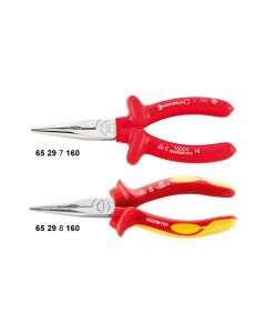 65297160-Stahlwille Snipe Nose Pliers With Cutter-6529-160 mm Chrome Plated VDE-L60010 2977