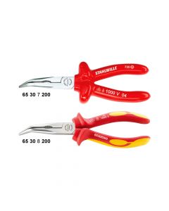 65305160-Stahlwille Snipe nose pliers with cutter-6530-160 mm Chrome Plated-L60010 2677