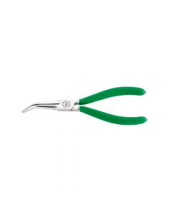 65375160-Stahlwille Snipe nose pliers, bent-6537-160 mm Chrome Plated-L60010 2961
