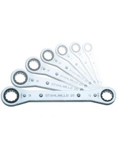 96415602-Stahlwille Set Ratchet Ring Spanners ID6931-no 25a/4N (Inch)-L60010 3717