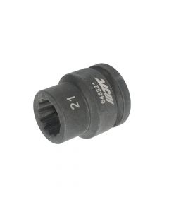 645321-3/4' Impact Socket (12Pt) 21 mm
