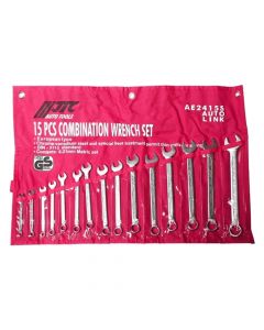 JTC AE2415S-Combination Wrench/Spanner Sets (15Pcs) (Euro Type)