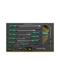 96830706-DRALL set of screwdrivers 24 pcs. in TCS inlay-TCS 4724/4840+10767