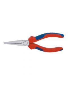 711200 160-Knipex Flat Nosed Pliers, Long Chrome Plated 160 mm