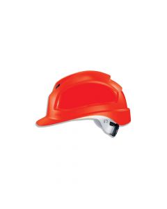 UVEX Safety Helmet, Pheos B-WR, Red, Rotation System-9772339
