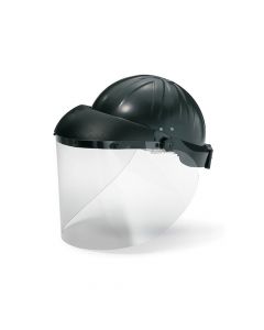 UVEX Safety Helmet Accessories, Faceshield, CA Clear, With Integrated Forehead Cover and Protective Cap-9707014