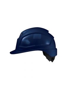 UVEX Safety Helmet, Pheos IES Wheel Ratchet Blue with Vent.-9772540
