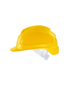 UVEX Safety Helmet, Pheos E Yellow without Air Vents Ratchet - Electrician Helmet-9770120