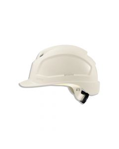 UVEX Safety Helmet, Antistatic WR with Wheel System, White-9780030
