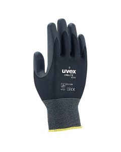 UVEX Mechanical Risks, Precision/All-Round,Unilite 6605, Size 7 NBR Dry Work Glove-6057307