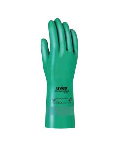 UVEX Chemical Risks Glove, Profastrong NF33, Nitrile Size 8-6012202