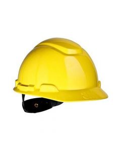 3M H-702R 4-Point Rachet Suspension Hard Hat (Yellow) (Pack. 1/20/20)-7000002415