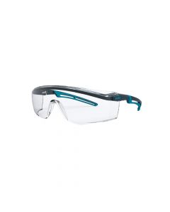 UVEX Safety Glasses, Astrospec 2.0 clear lens anthracite/petrol frame, supravision extreme-9164275