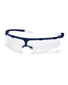 UVEX Safety Glasses, Super-Fit, Navy Blue, HC/AF Clear-9178265