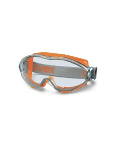 UVEX Safety Goggles, Ultrasonic  Orange/Grey, HC-AF Clear-9302245