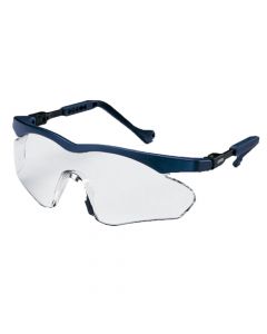 UVEX Safety Glasses, Skyper SX2 Clear Lens Blue Frame, Supravision Excellence-9197265