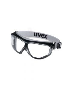 UVEX Safety Goggles Carbonvision Clear Lens Black/Grey Lens, Supravision Extreme-9307375