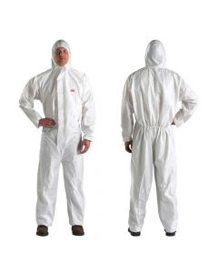 3M 4510 Safety Coverall White Type 5/6Size L (Pack. 20/1/20)-7000010363