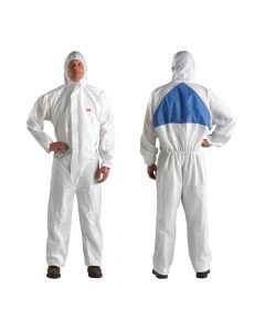 3M 4540  Coverall White Blue Type5/6 Size M (Pack. 20/1/20)-7000010366