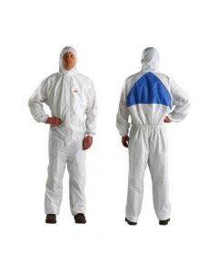 3M 4540 Coverall White Blue Type 5/6 Size XL (Pack. 20/1/20)-7000010368